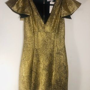 NEW Stunning Gold dress with back cut out